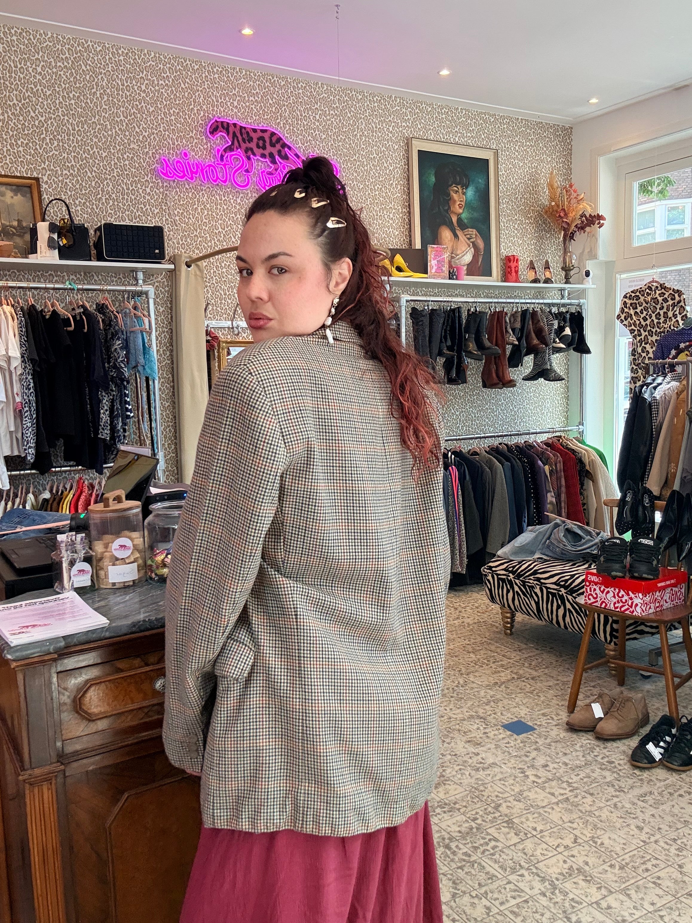 Vintage blazer maat L/XL