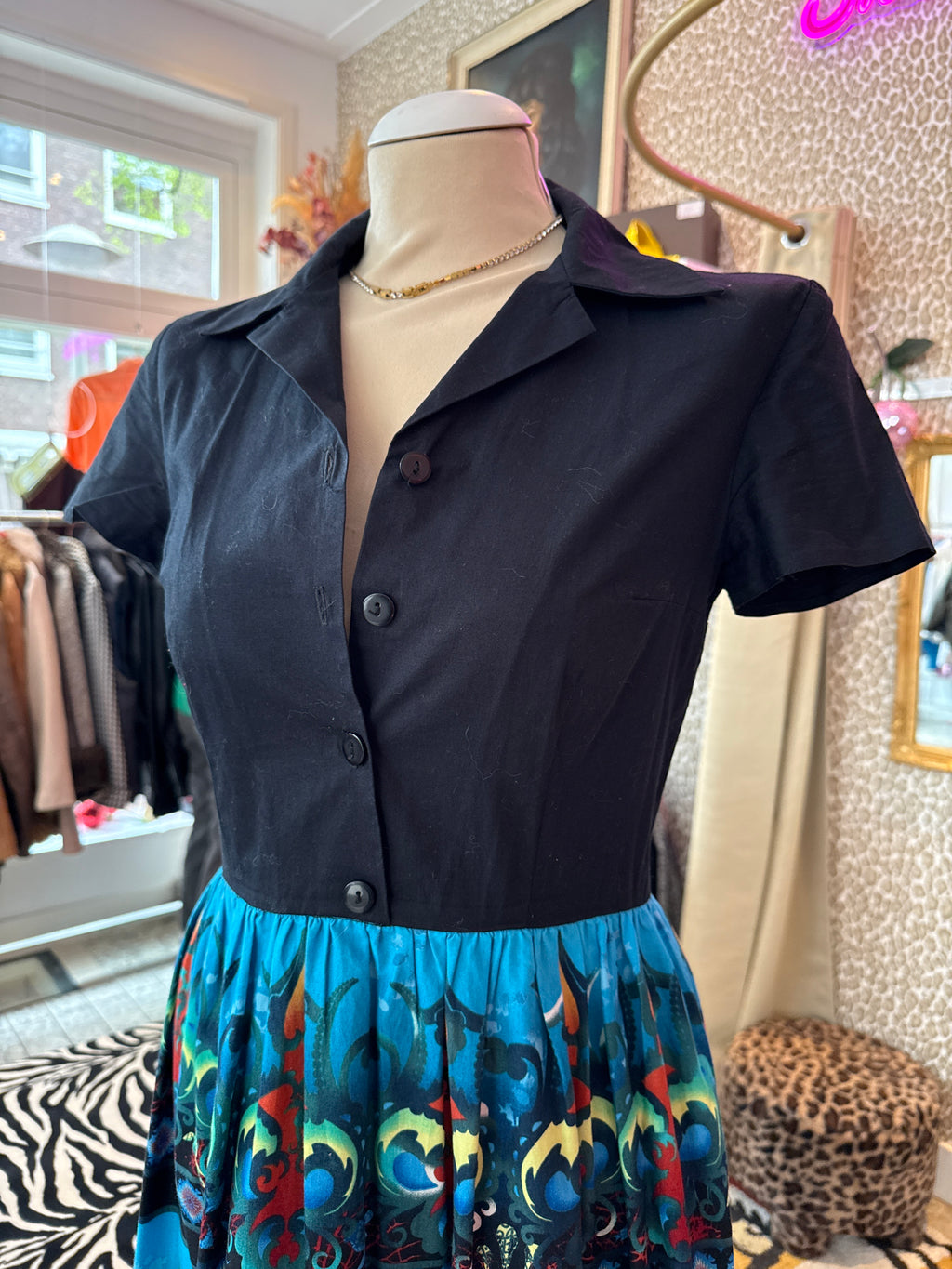 Vintage jurk maat S