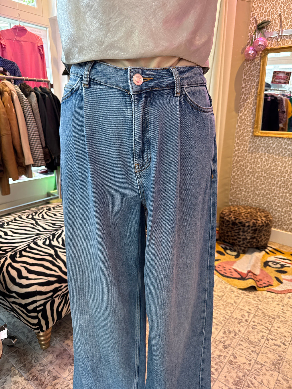 Baukjem jeans maat M