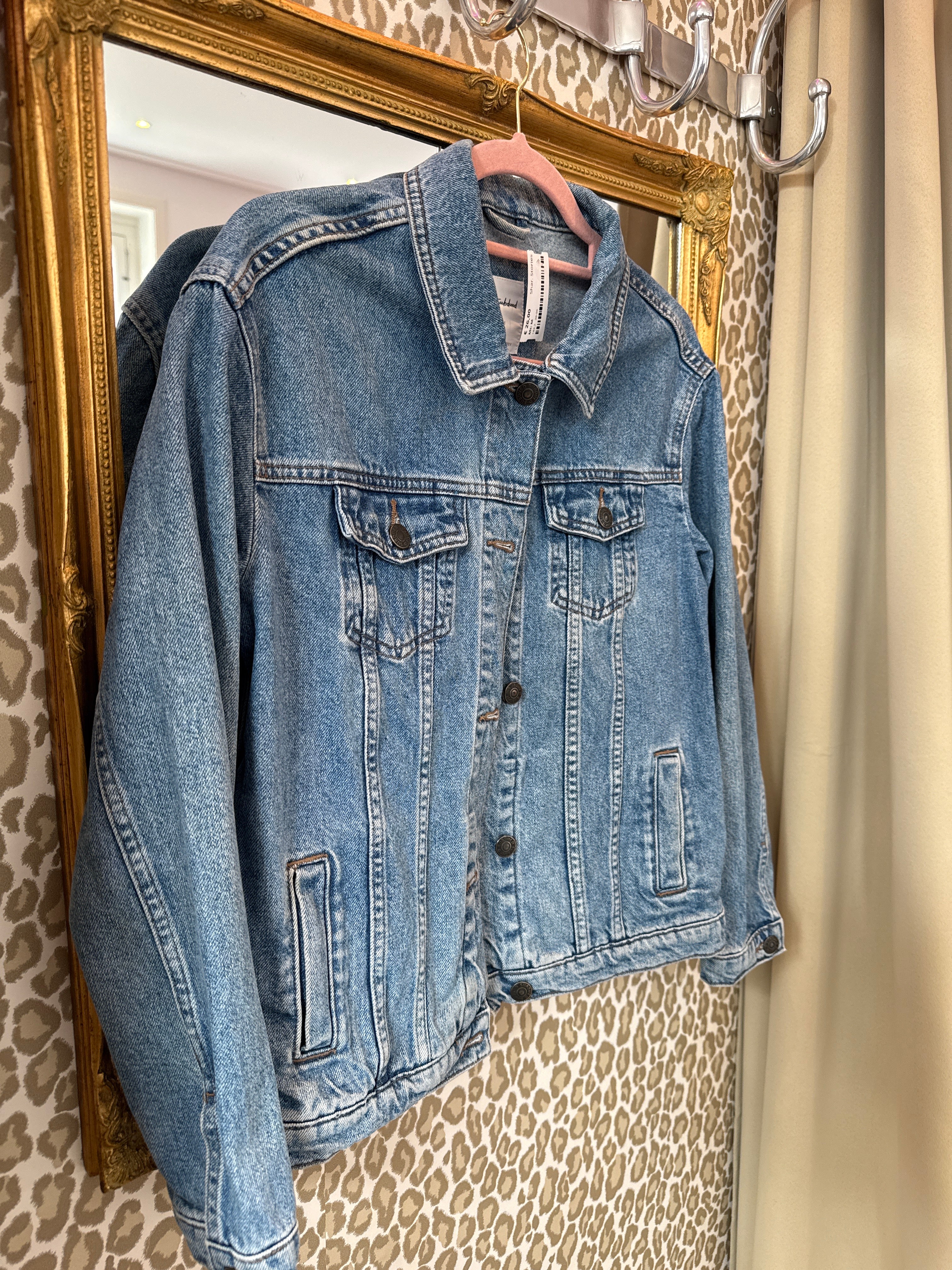 Denim jas maat M