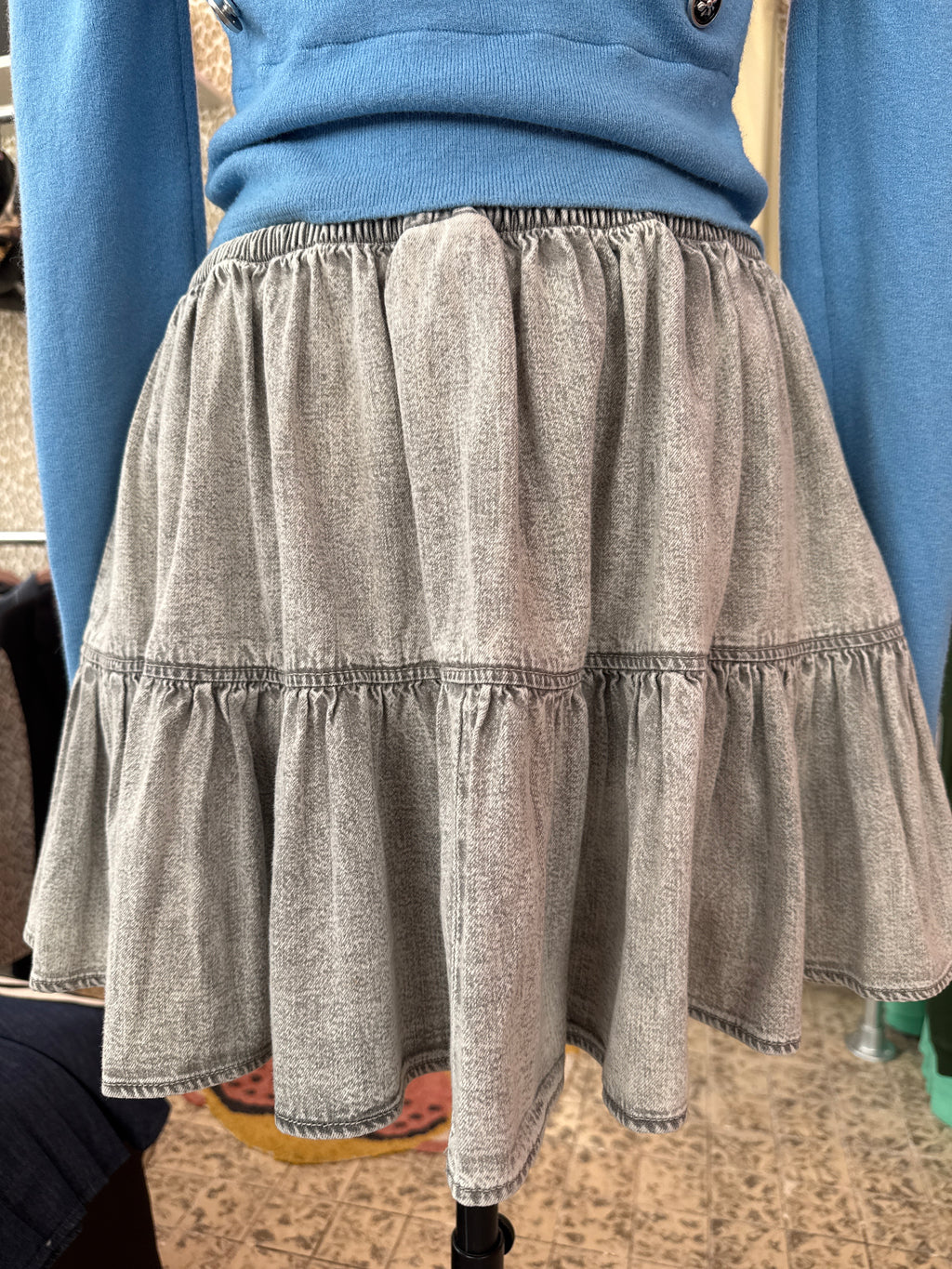 H&M denim rok maat M