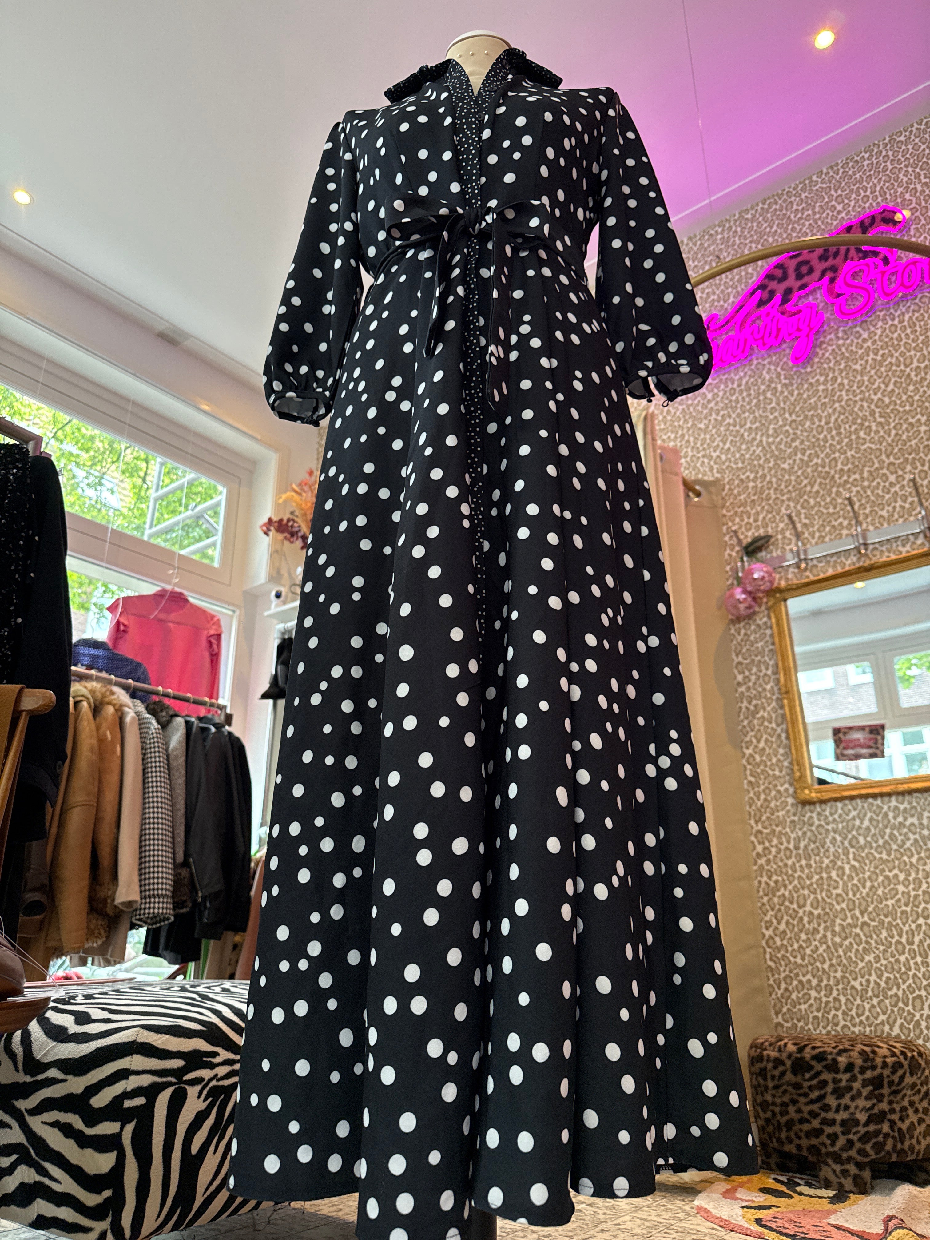 Polkadot jurk maat S