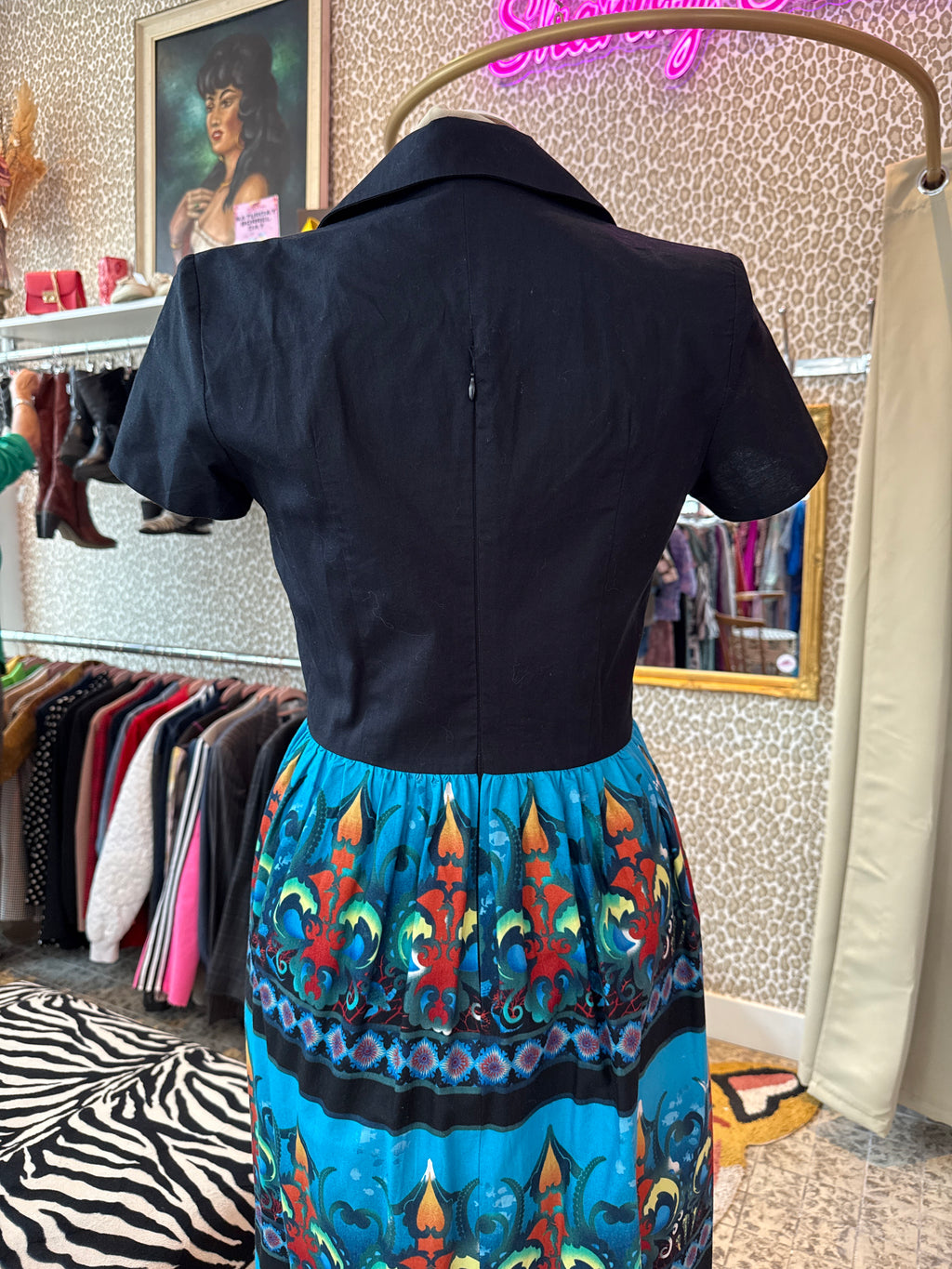 Vintage jurk maat S