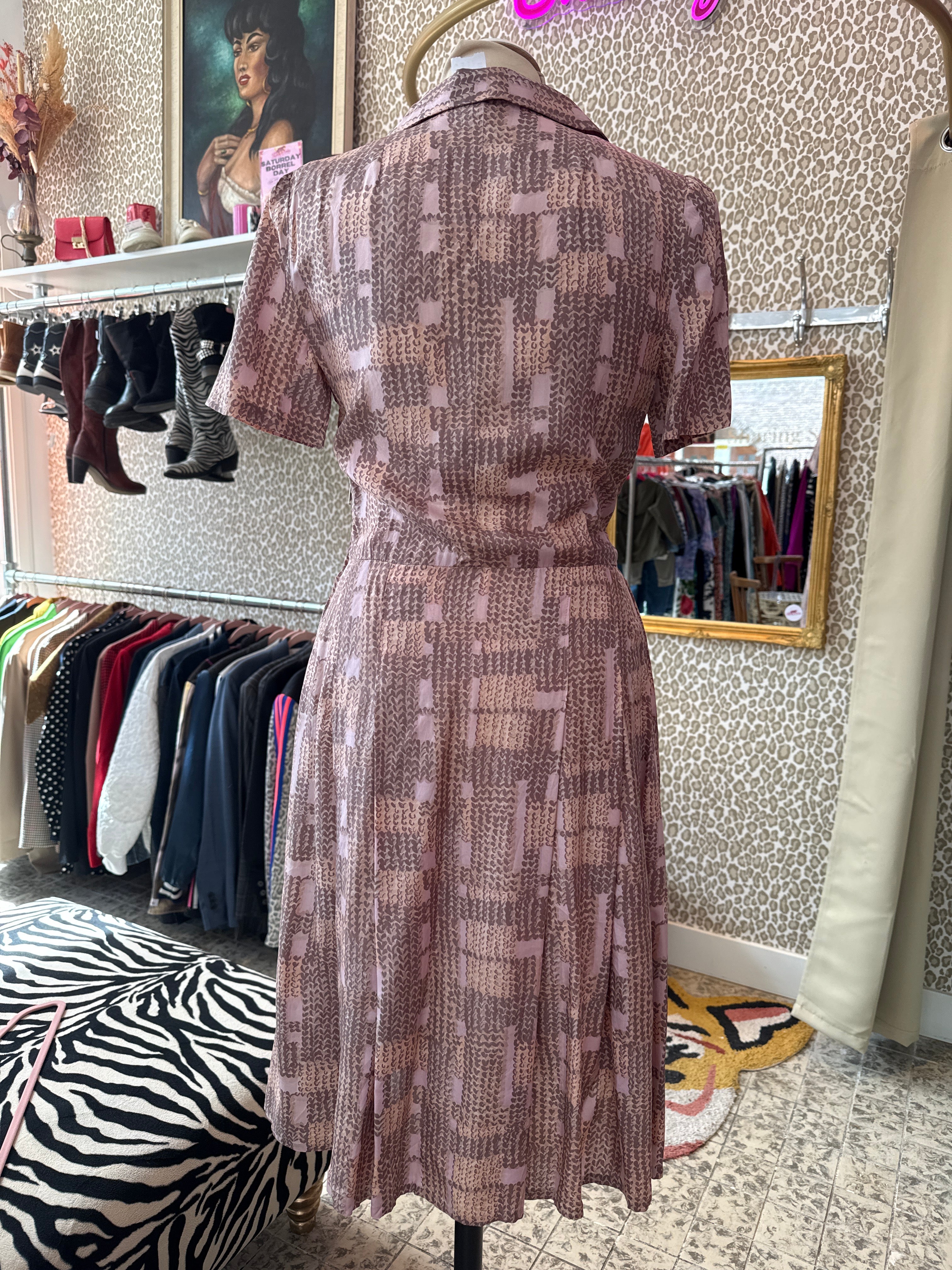 Vintage jurk maat S/M