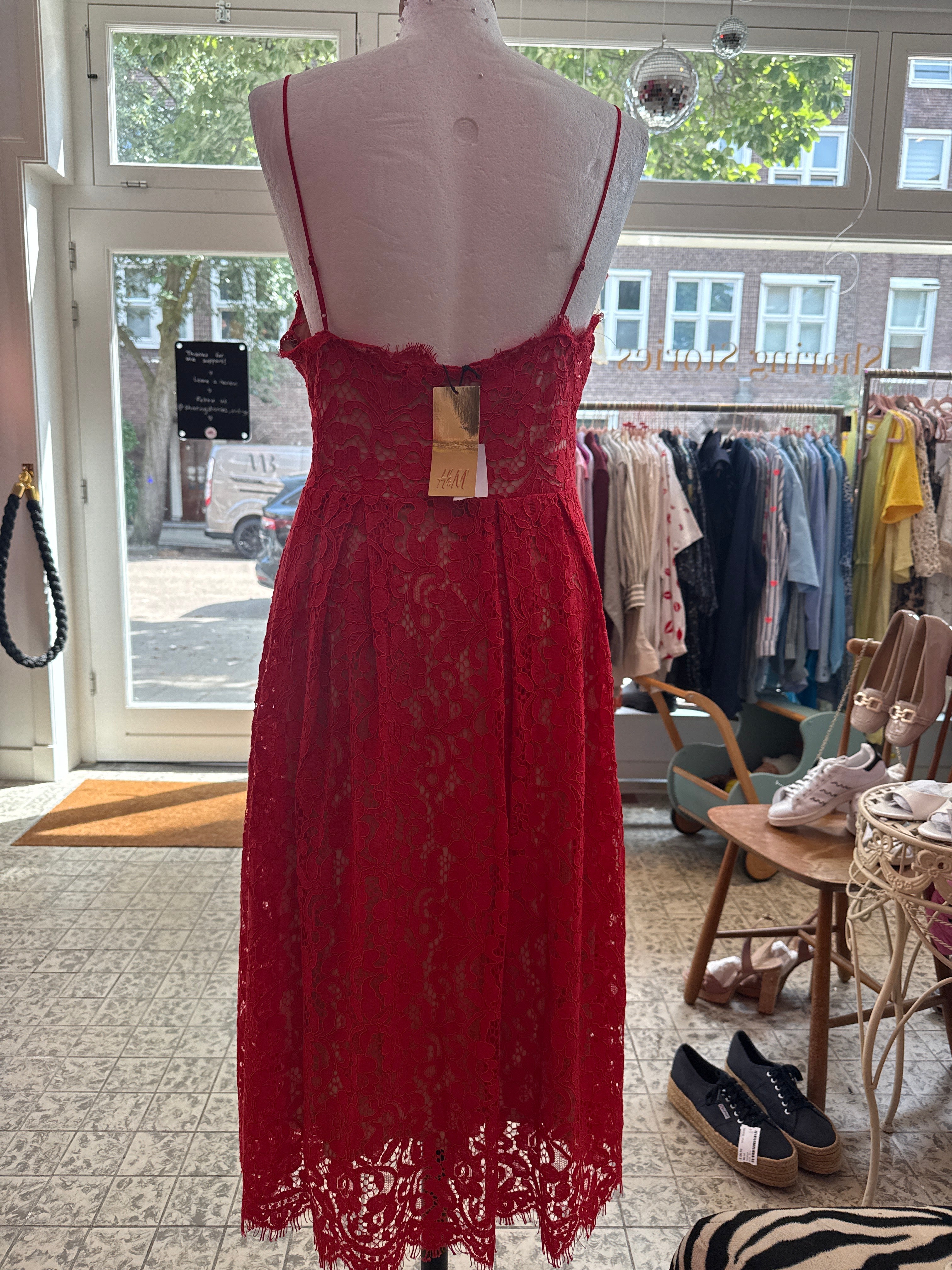 H&M jurk / met onderjurk / nieuw met prijskaartje/ maat 40/L