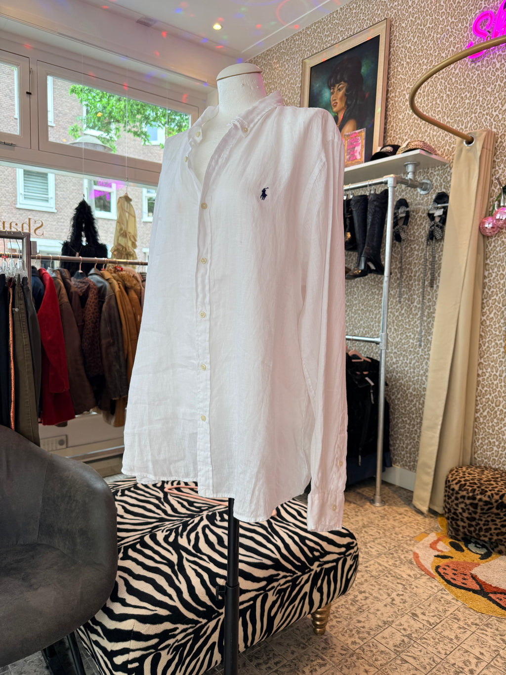Ralph Lauren linnen overhemd maat XXL