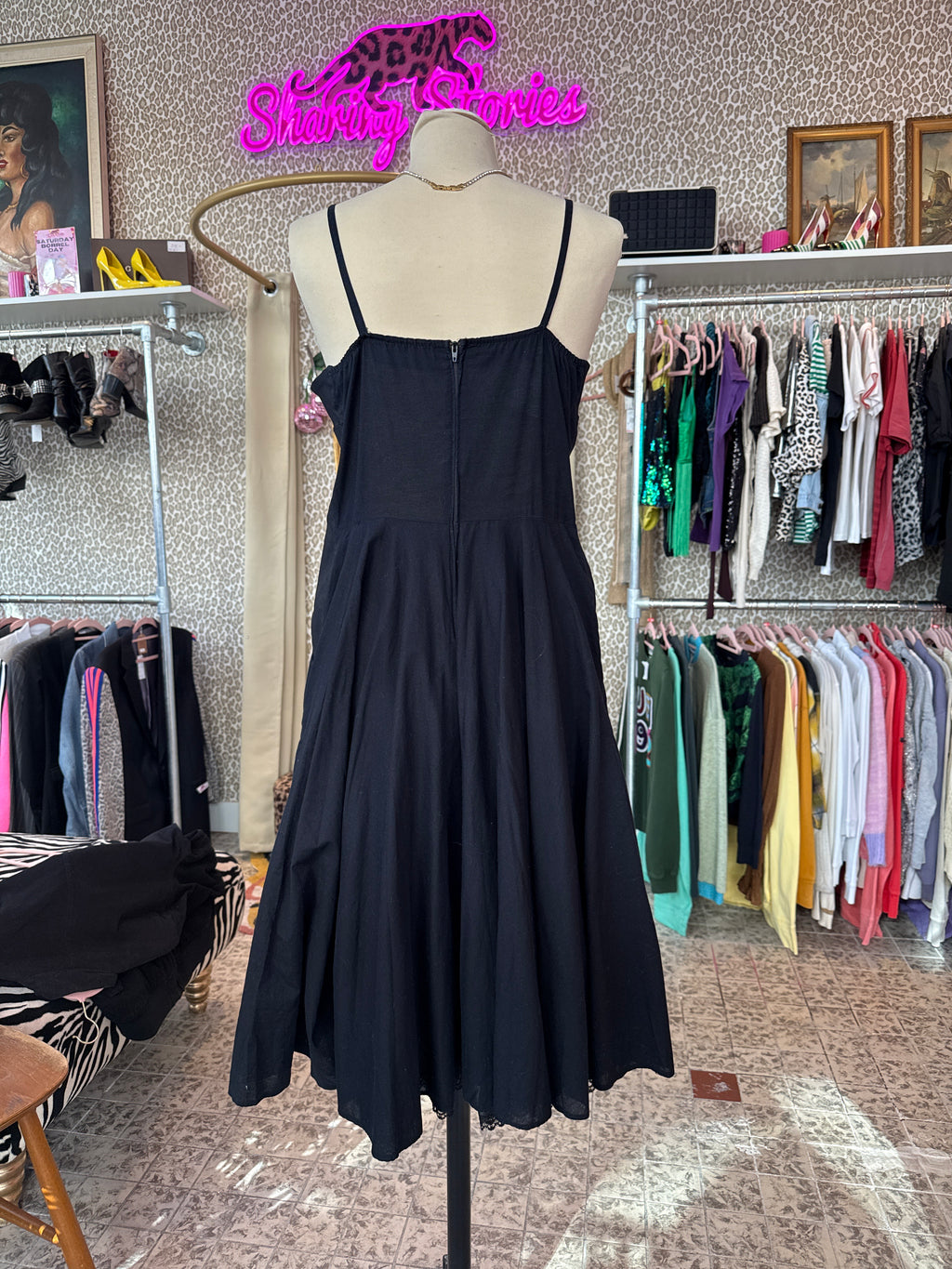 Vintage jurk maat S