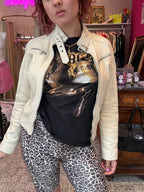 Leren jas / maat S/XS / vintage