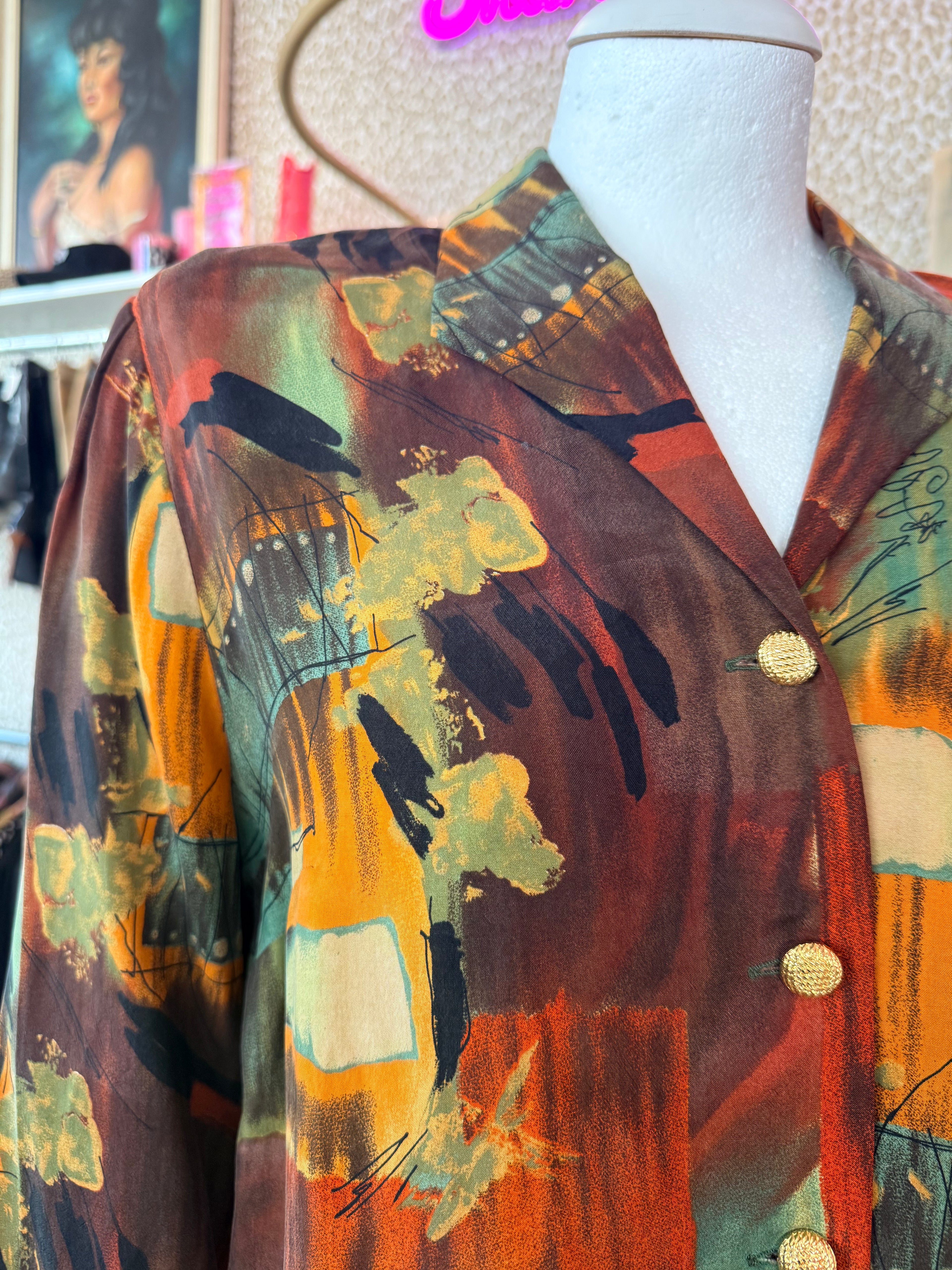 Vintage blouse maat L