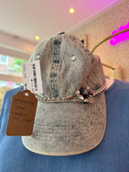 Upcycled hat (made by mama)