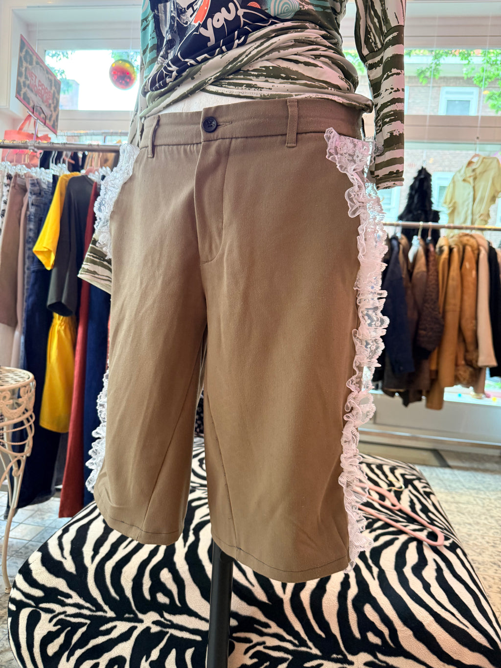 Upcycled shorts made by Sharon maat M/L
