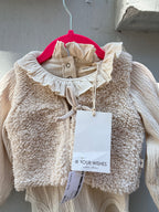 Your Wishes gilet + romper set 74 cm 0-2 jaar (nieuw)