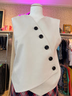Second Female gilet asymmetrisch maat S