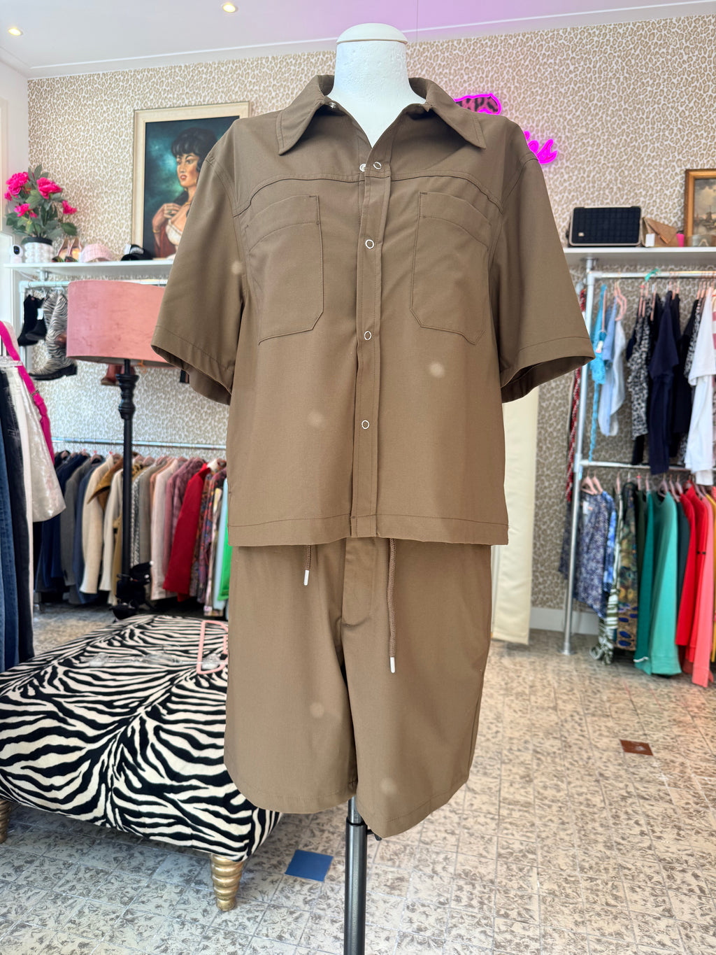 ZARA Co-ord shirt maat: L broek maat: M