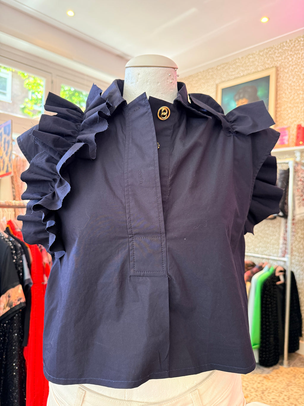 Upcycled shirt maat XS/S