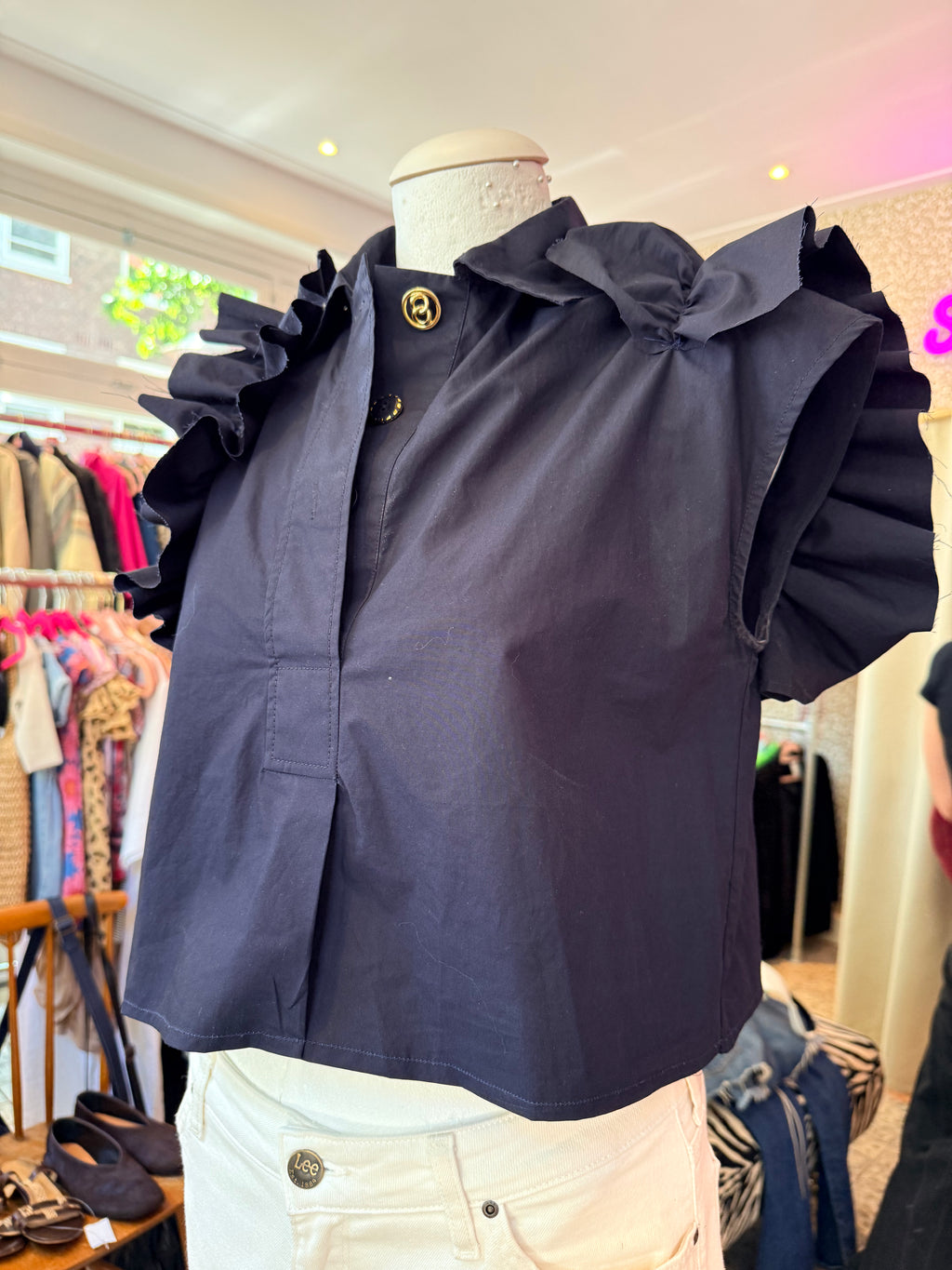 Upcycled shirt maat XS/S