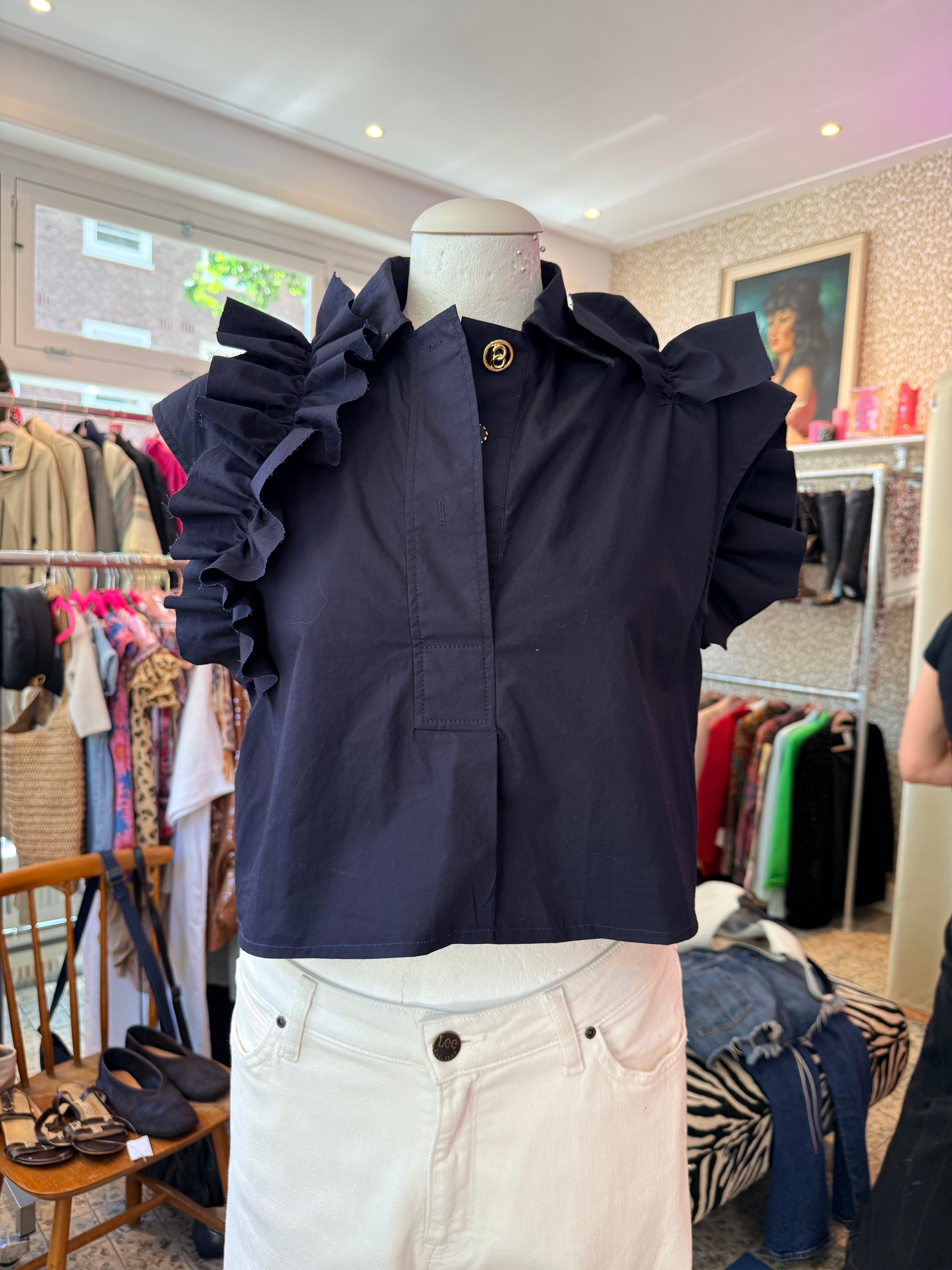 Upcycled shirt maat XS/S