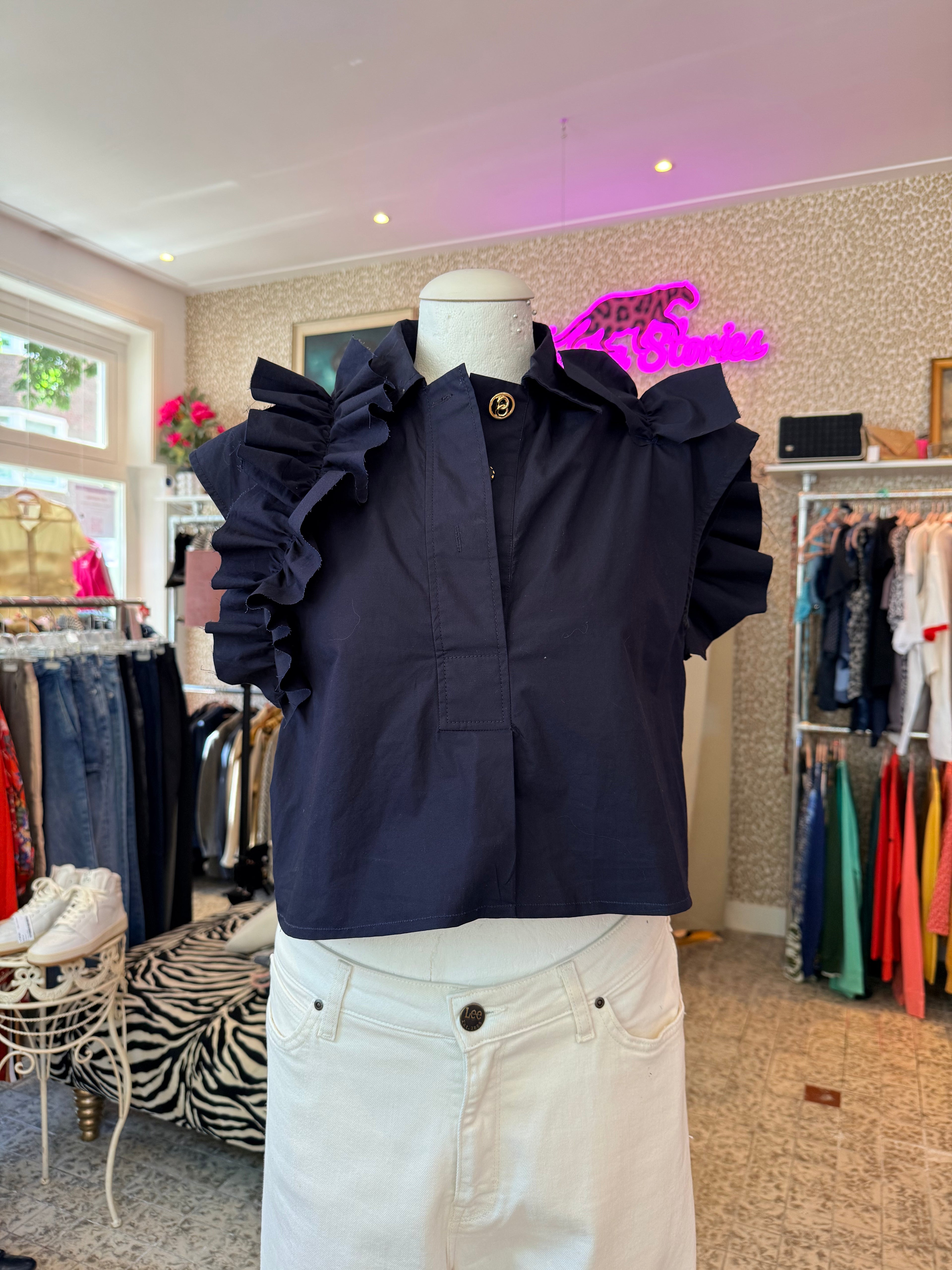 Upcycled shirt maat XS/S