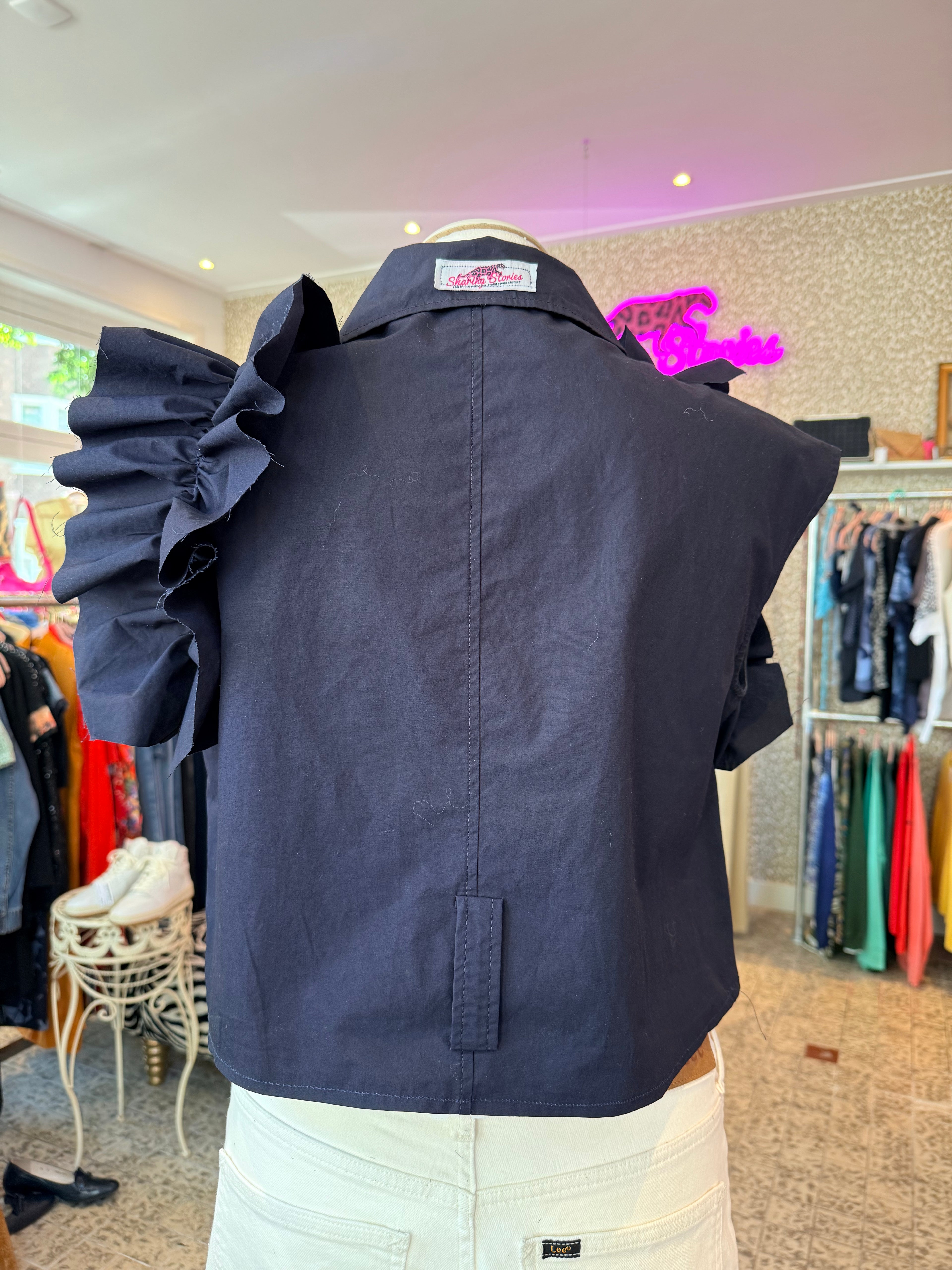 Upcycled shirt maat XS/S
