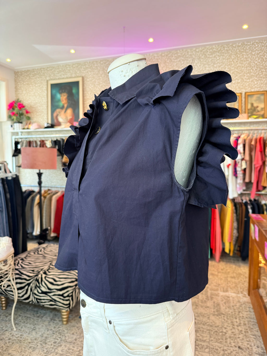 Upcycled shirt maat XS/S
