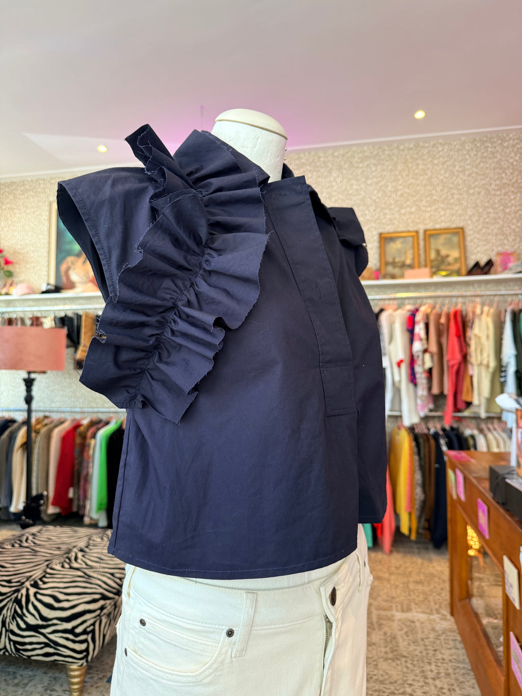 Upcycled shirt maat XS/S