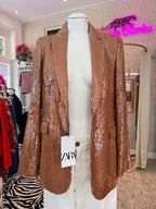 ZARA blazer glitter / maat S / nieuw