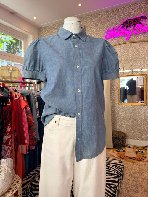 A.P.C blouse denim maat M