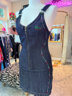 Merkloos denim jurkje maat S
