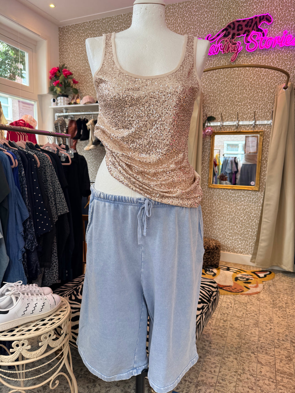 Glitter top / maat L