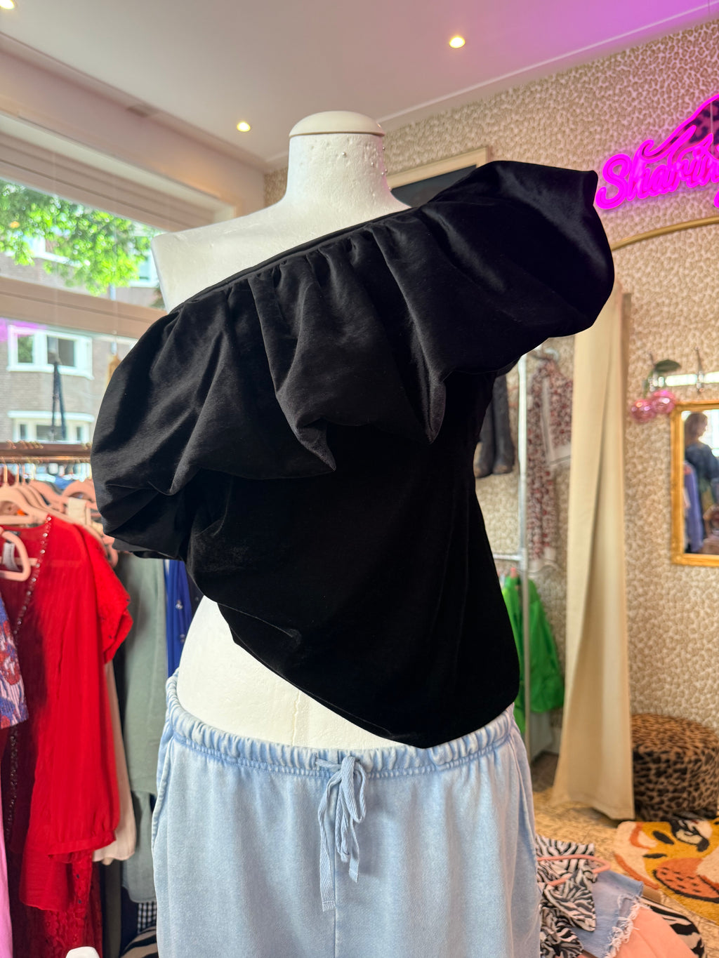 Upcycled shirt / maat S/M