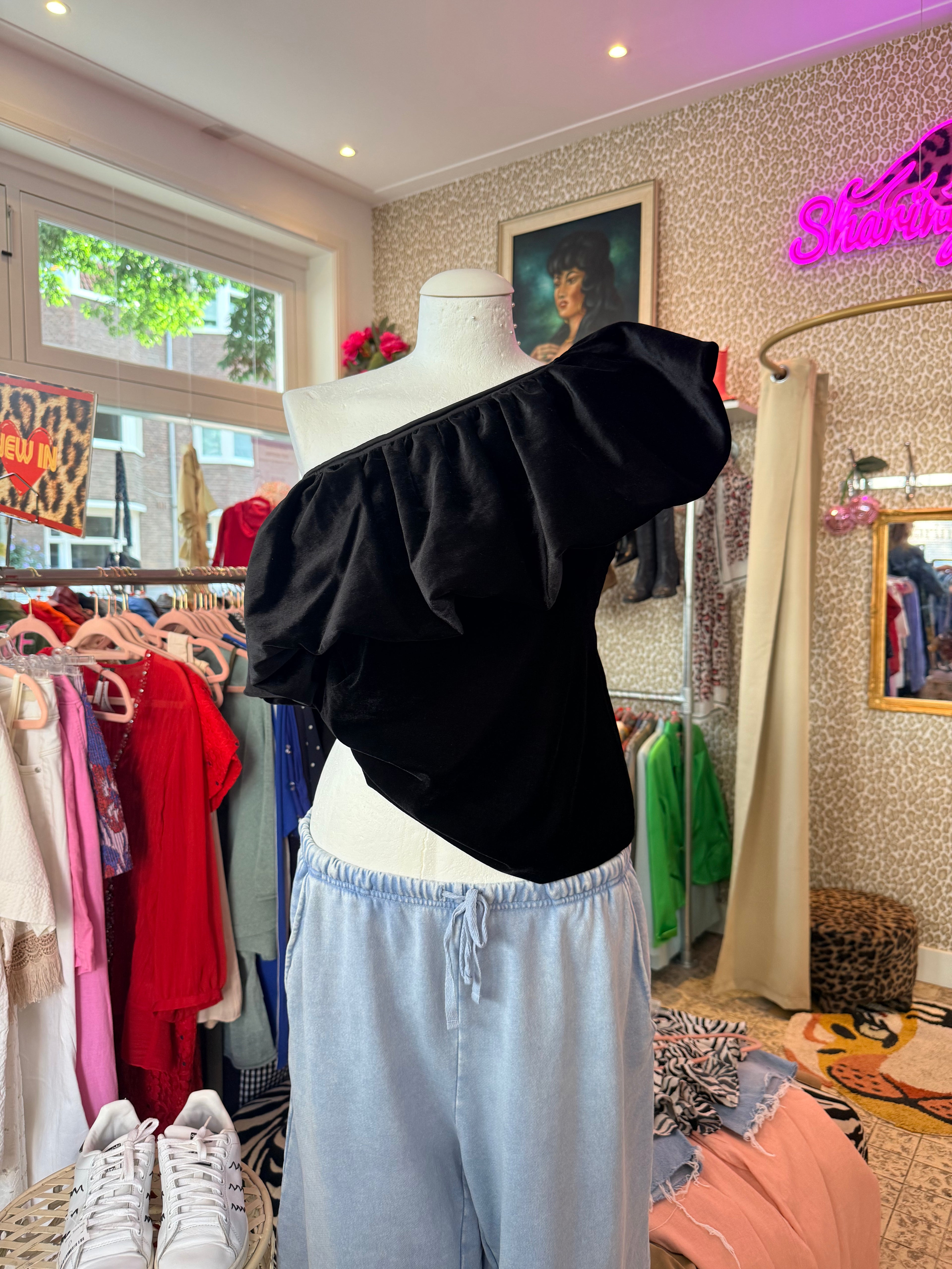 Upcycled shirt / maat S/M