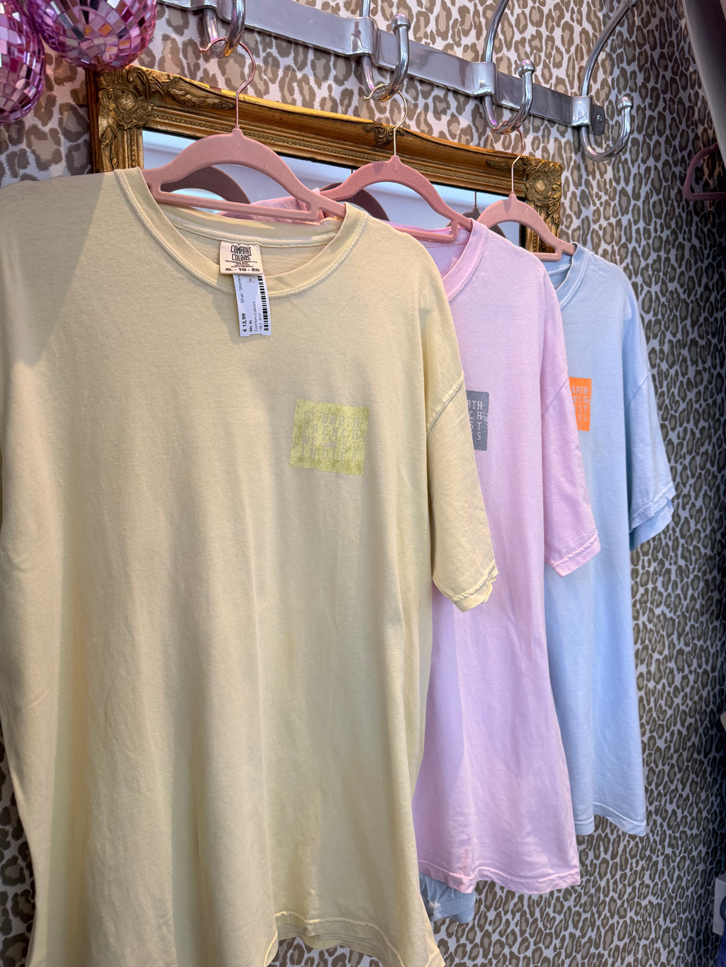 3 t-shirts van Comfort Colours maat XL