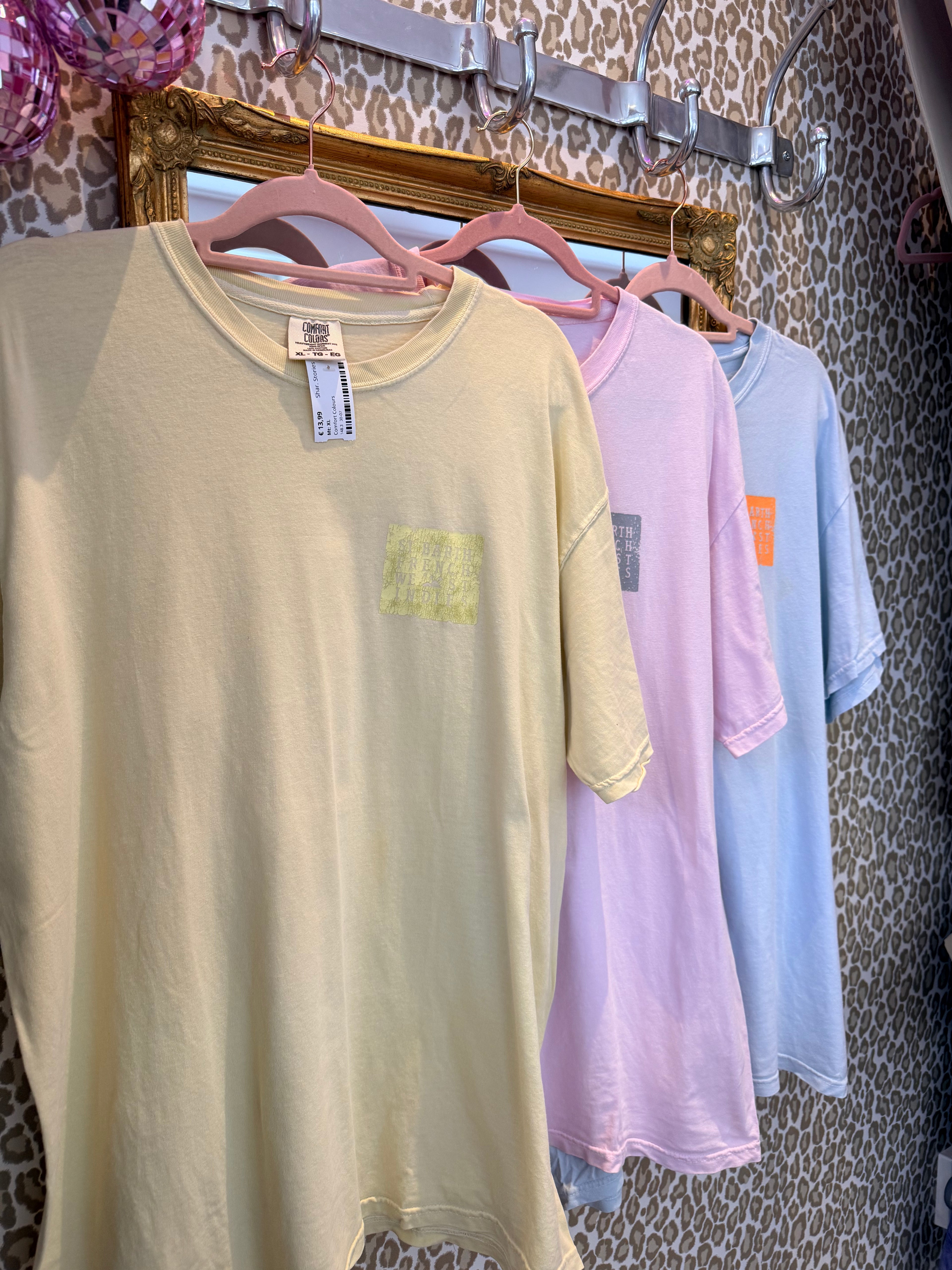 3 t-shirts van Comfort Colours maat XL