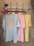 3 t-shirts van Comfort Colours maat XL