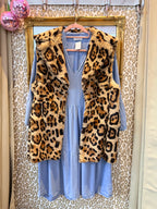 Gilet van konijnenbont one size