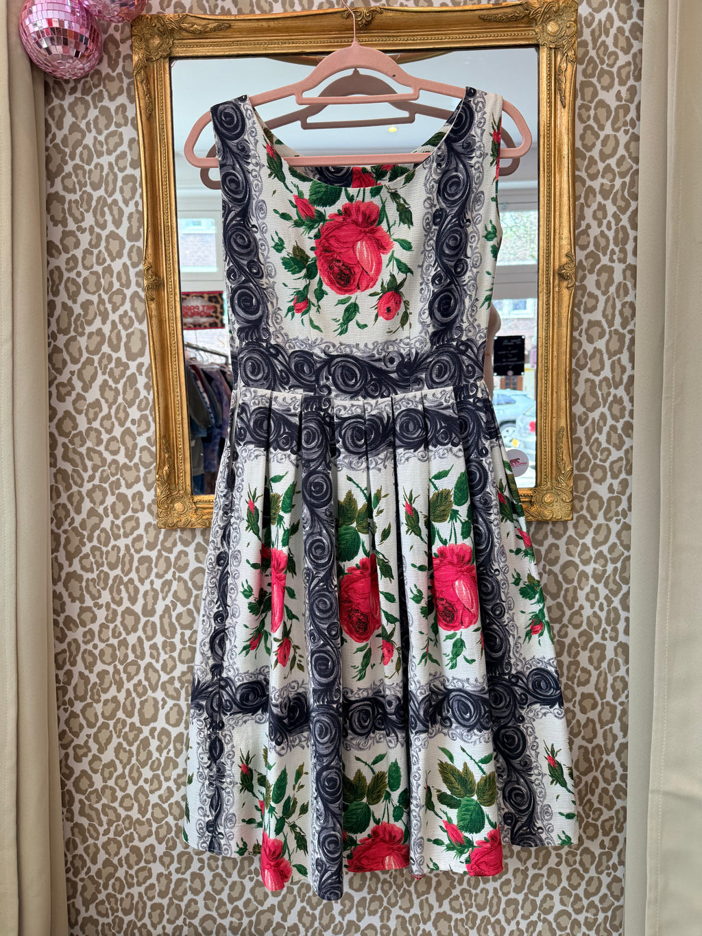 Vintage jurk maat S
