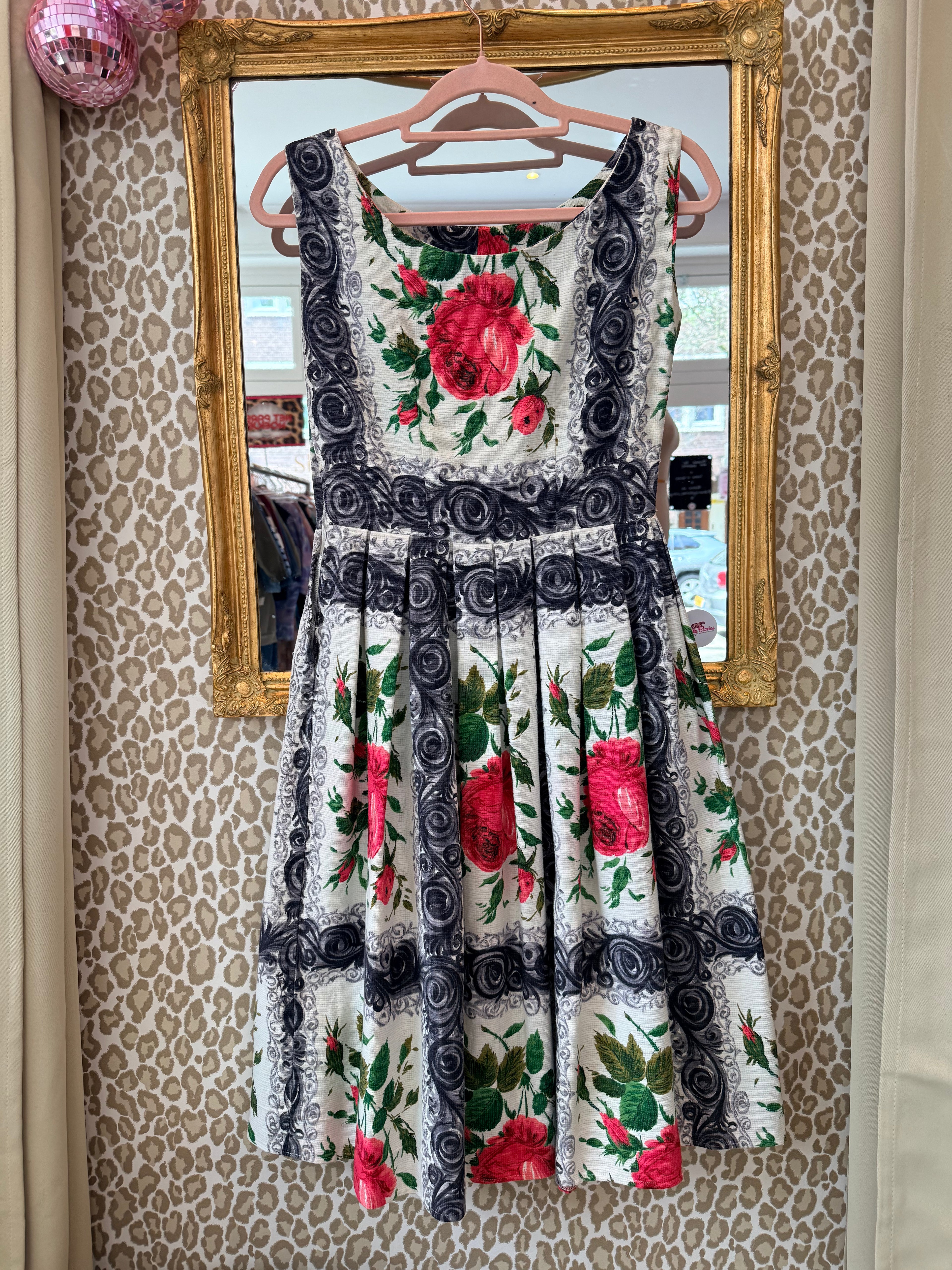 Vintage jurk maat S