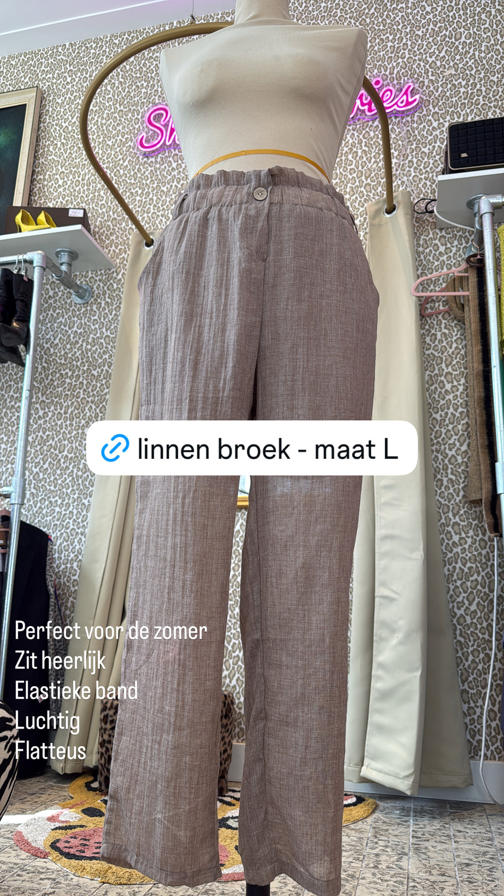 Le Jardin Du lin broek maat L