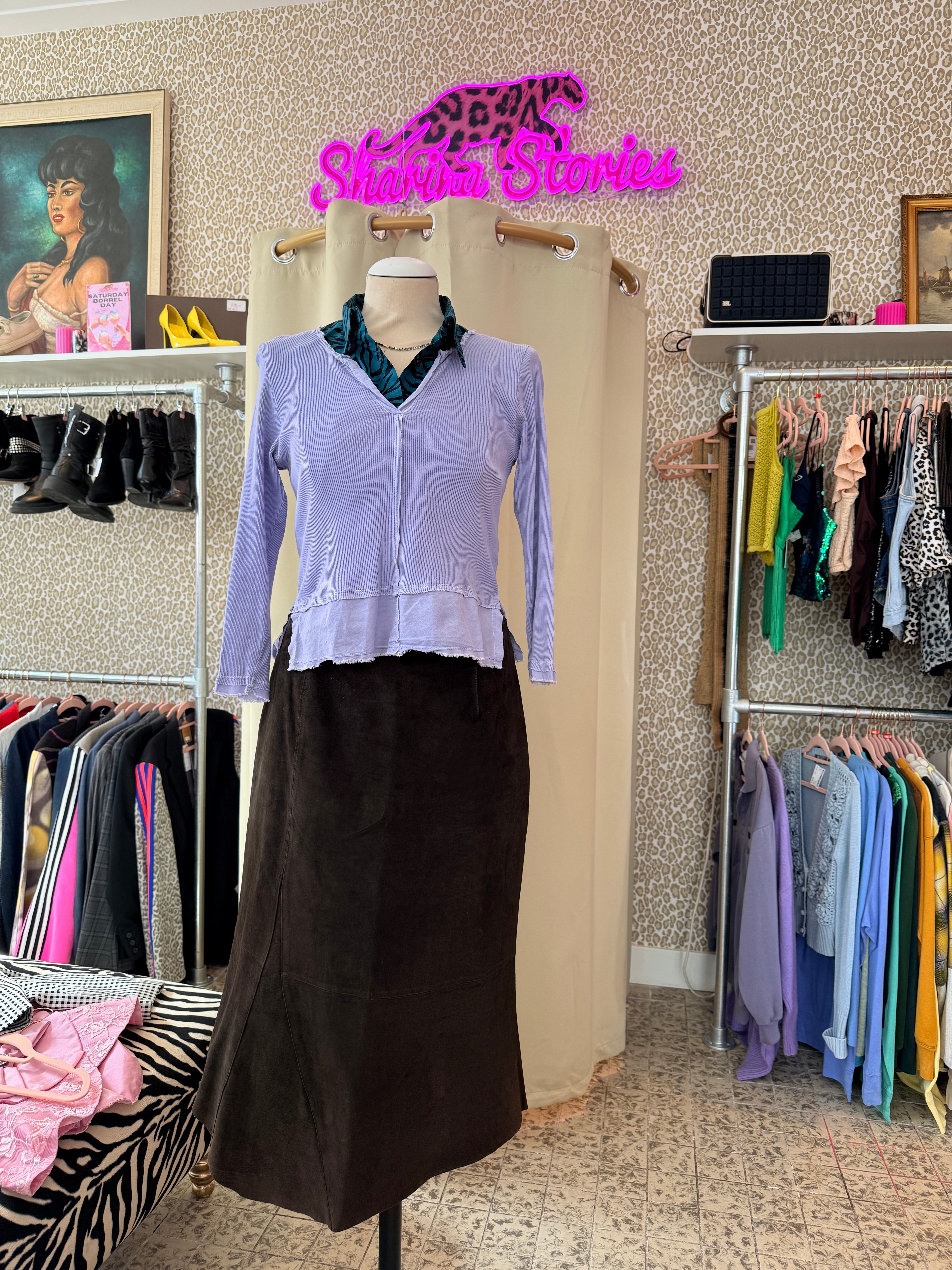 Shirt + kraag maat S - set