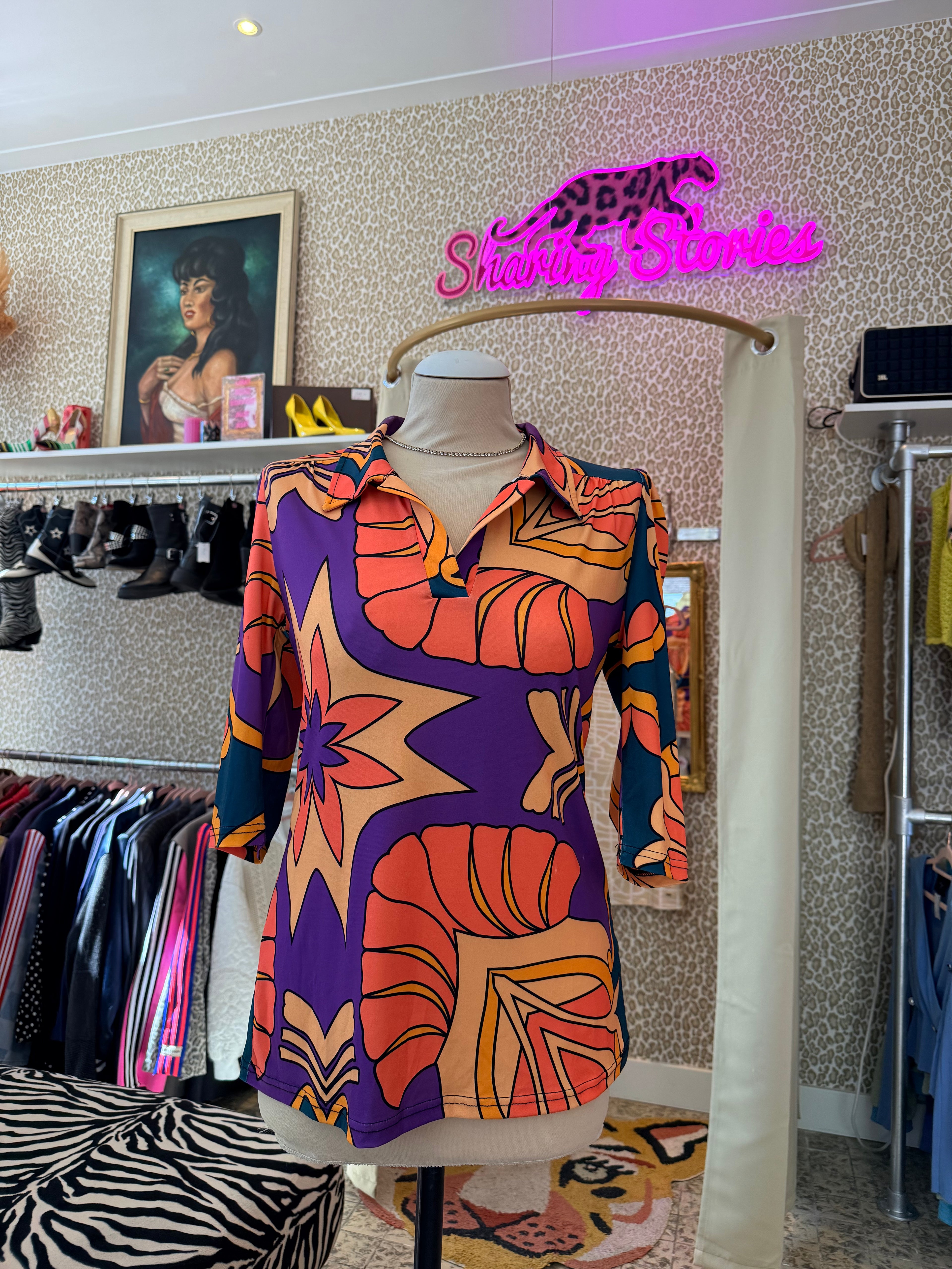 Vintage shirt maat M/L