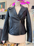 Massimo Dutti leather jacket maat S
