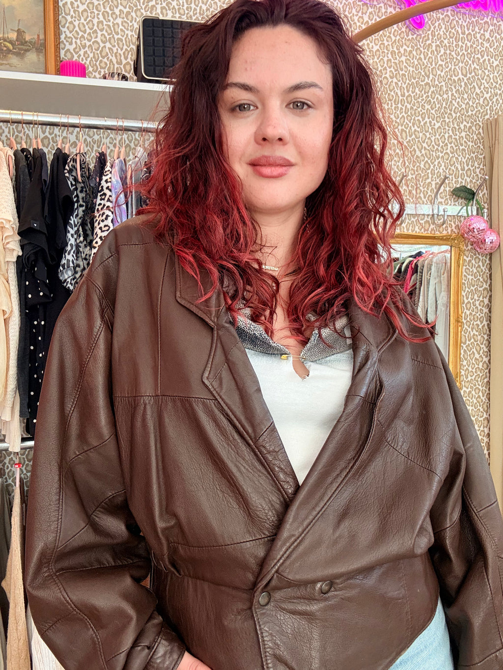 Vintage jas maat S/M/L