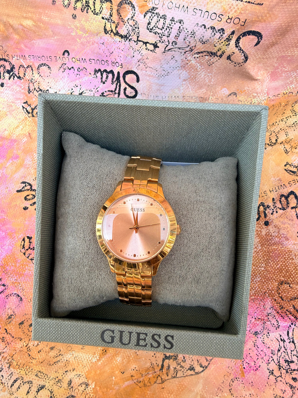 Geuss horloge rose goud (nieuw in originele verpakking)