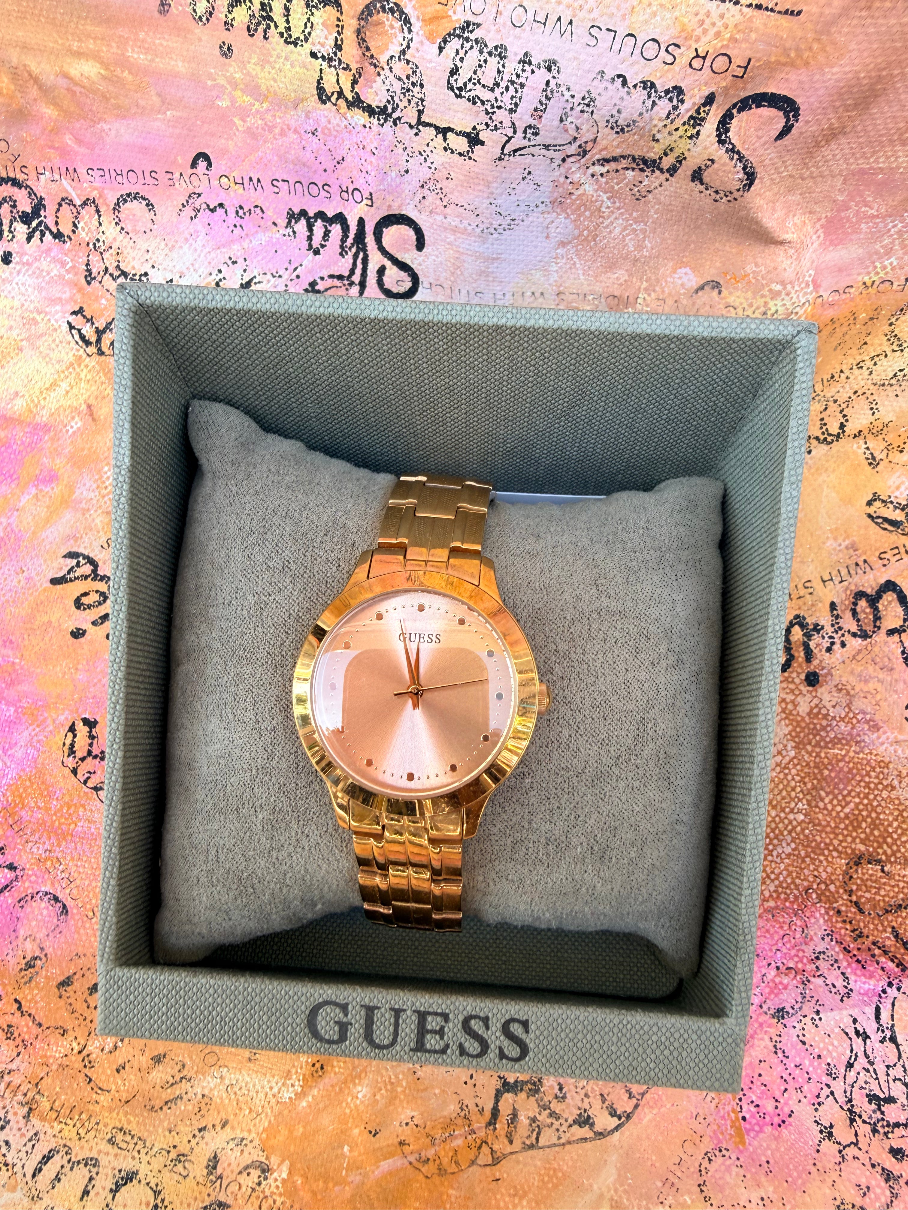 Geuss horloge rose goud (nieuw in originele verpakking)