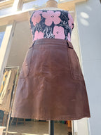 Leren rok maat 40
