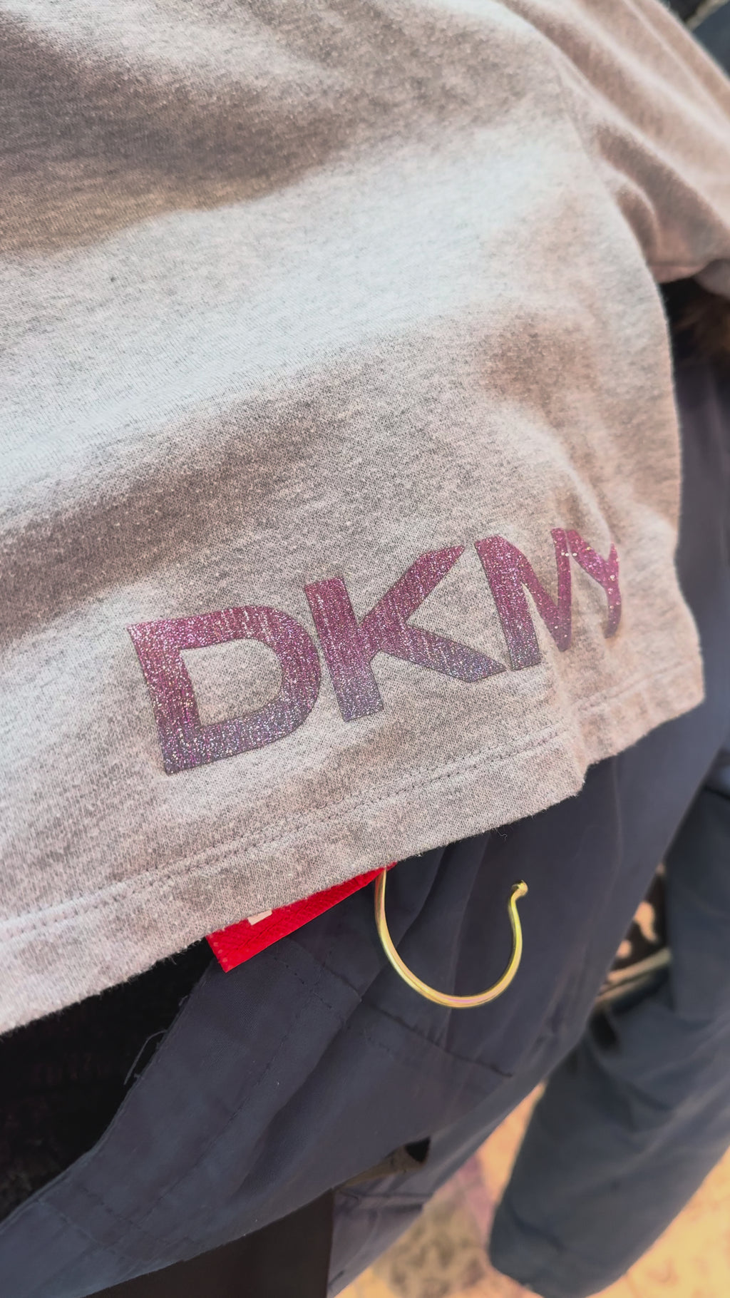 DKNY cropped trui maat XL