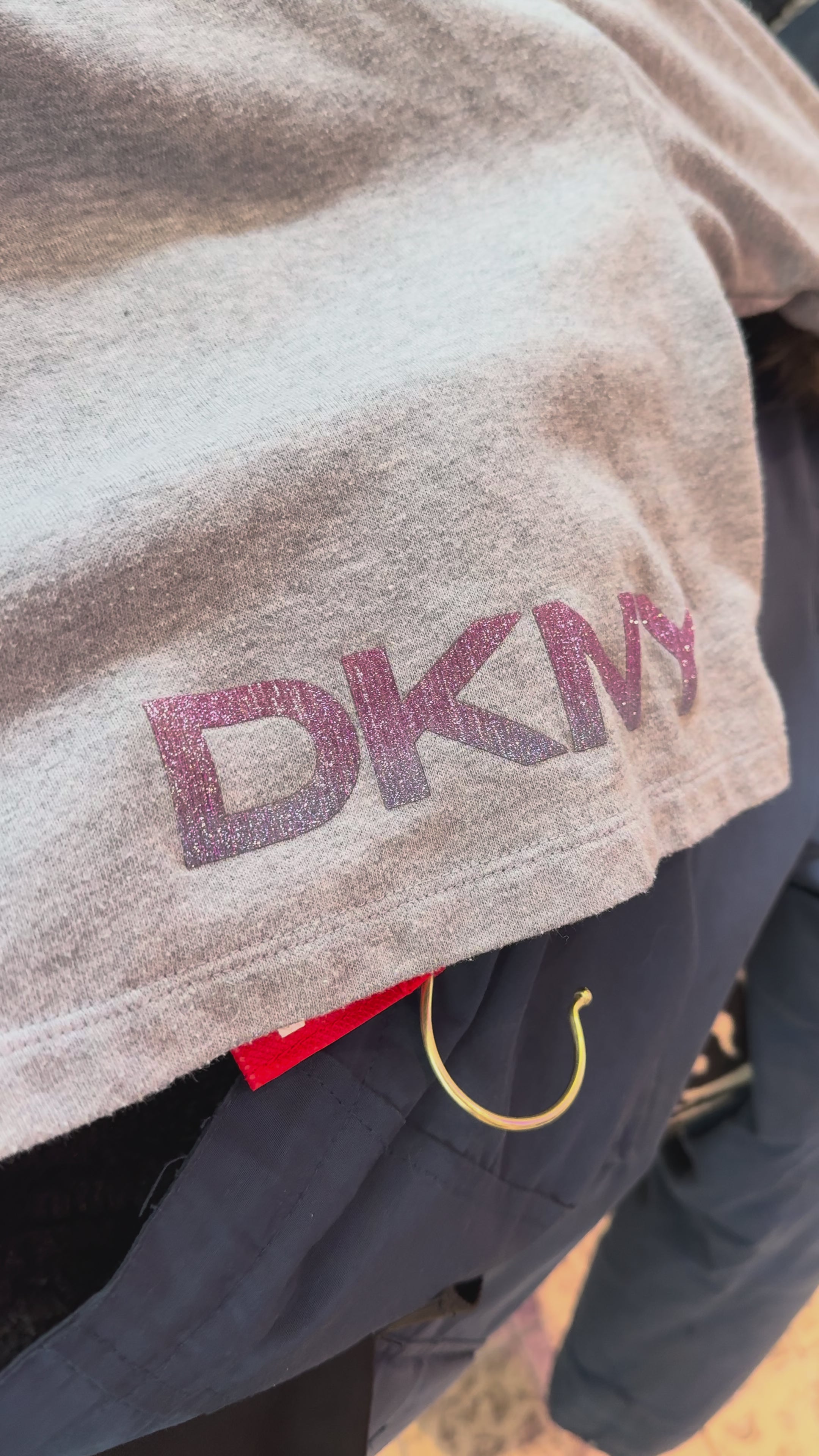 DKNY cropped trui maat XL