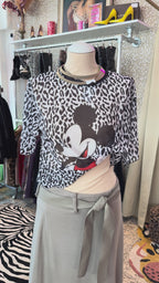 Mesh mickey mouse t-shirt maat L